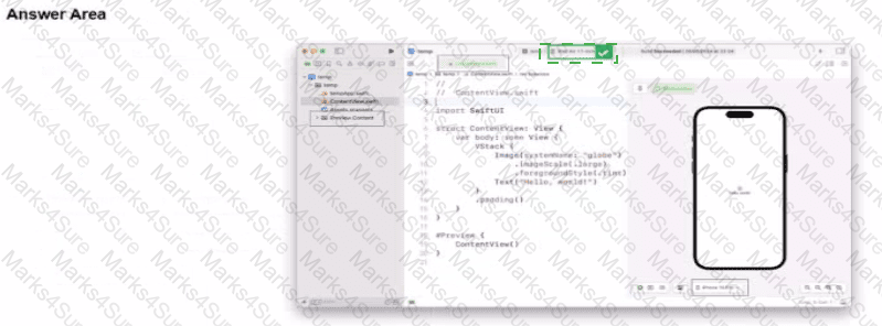 App-Development-with-Swift-Certified-User Answer 5