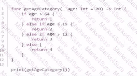 App-Development-with-Swift-Certified-User Question 7