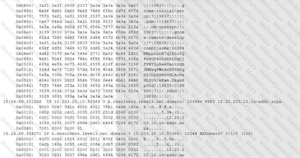 CS0-003 Question 99