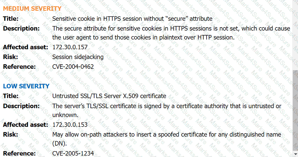 CS0-003 Question 124