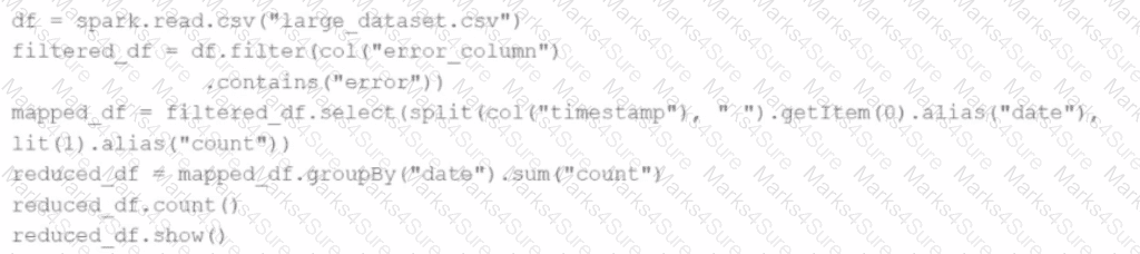 Databricks-Certified-Associate-Developer-for-Apache-Spark-3.5 Question 34