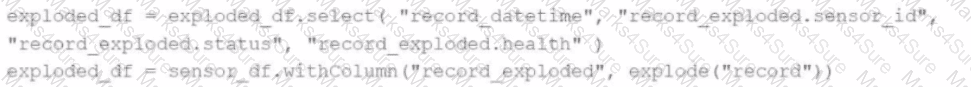 Databricks-Certified-Associate-Developer-for-Apache-Spark-3.5 Question 32