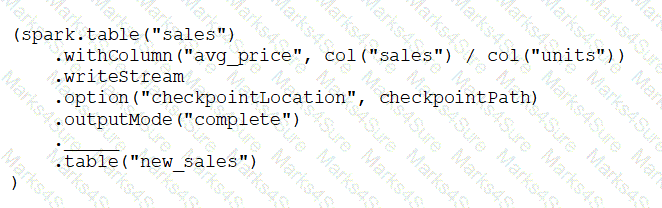 Databricks-Certified-Data-Engineer-Associate Question 17