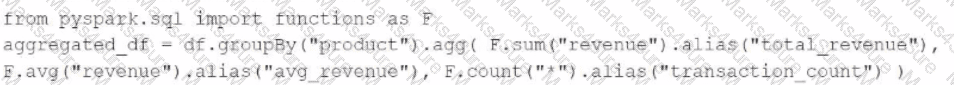 Databricks-Certified-Data-Engineer-Associate Question 2