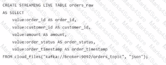 Databricks-Certified-Data-Engineer-Associate Question 36