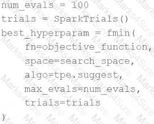 Databricks-Machine-Learning-Associate Question 8