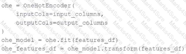 Databricks-Machine-Learning-Associate Question 5