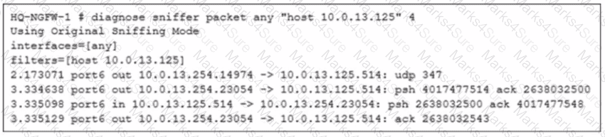 NSE4_FGT_AD-7.6 Question 13