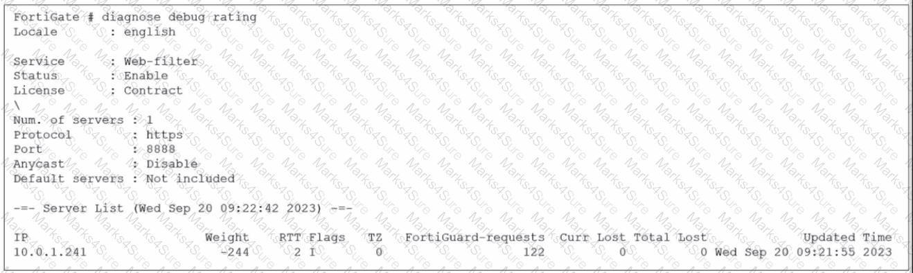 NSE4_FGT_AD-7.6 Question 11