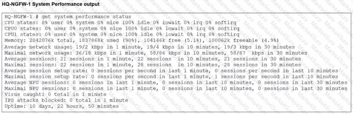NSE4_FGT_AD-7.6 Question 16