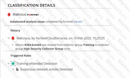 NSE5_EDR-5.0 Question 9