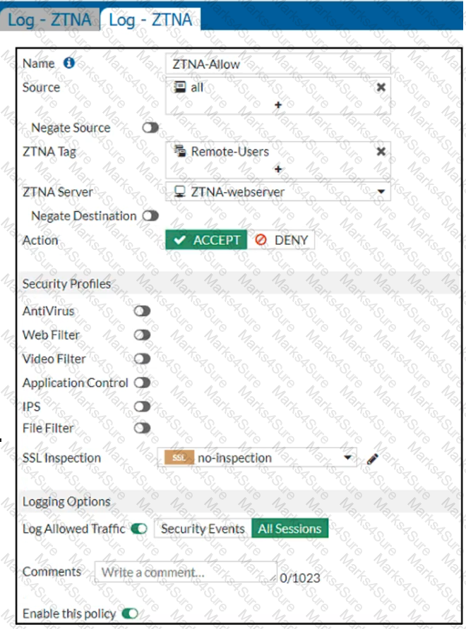 NSE5_FCT-7.0 Question 11