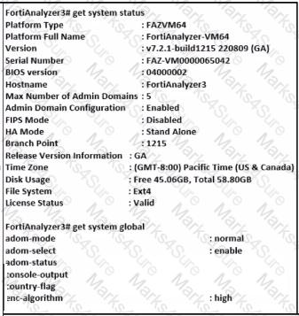 NSE6_FAZ-7.2 Question 2