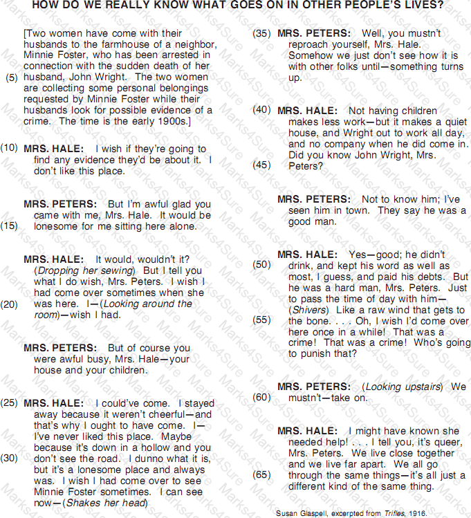 GED-Reading Question 9