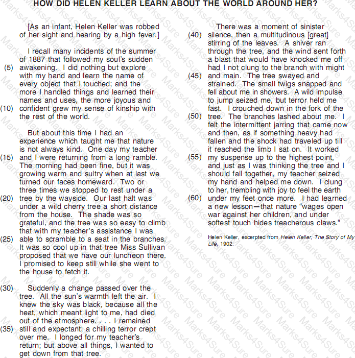GED-Reading Question 28
