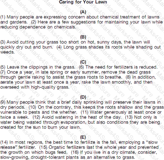 GED-Writing Question 52