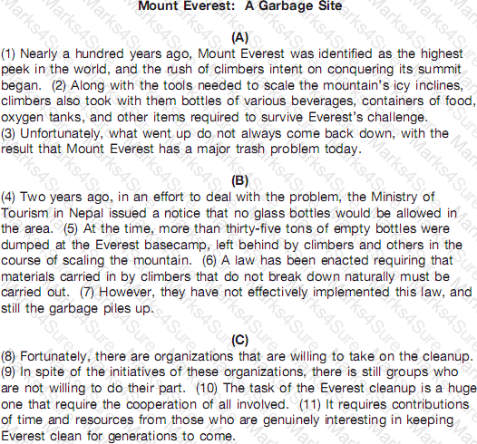 GED-Writing Question 57