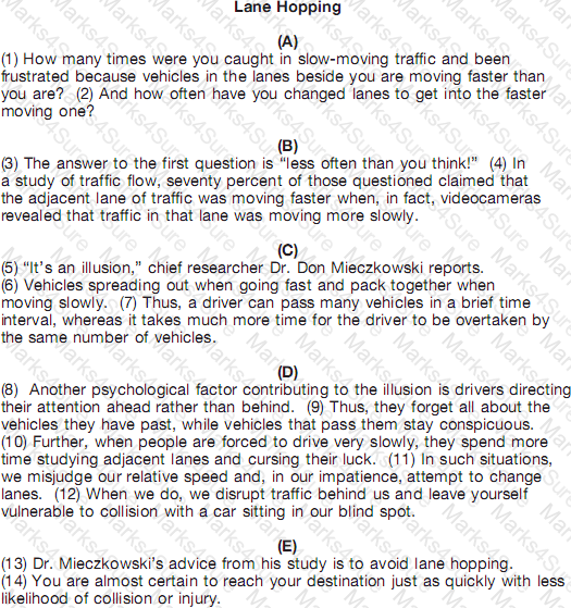 GED-Writing Question 41