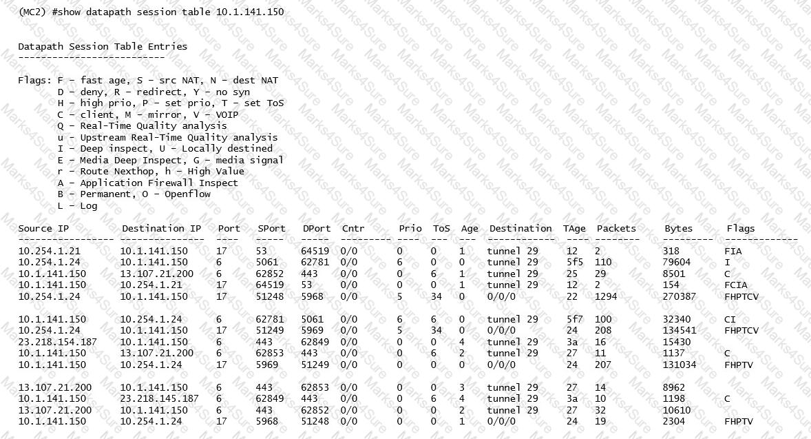 HPE6-A79 Question 7