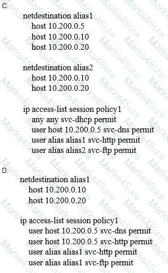 HPE6-A79 Question 4