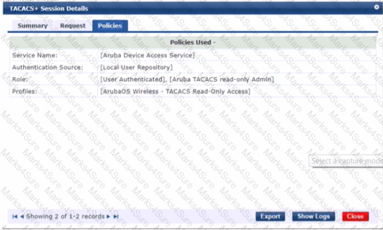 HPE6-A81 Question 7
