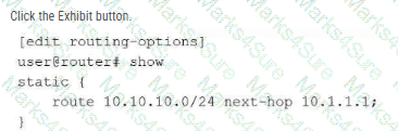 JN0-106 Question 21