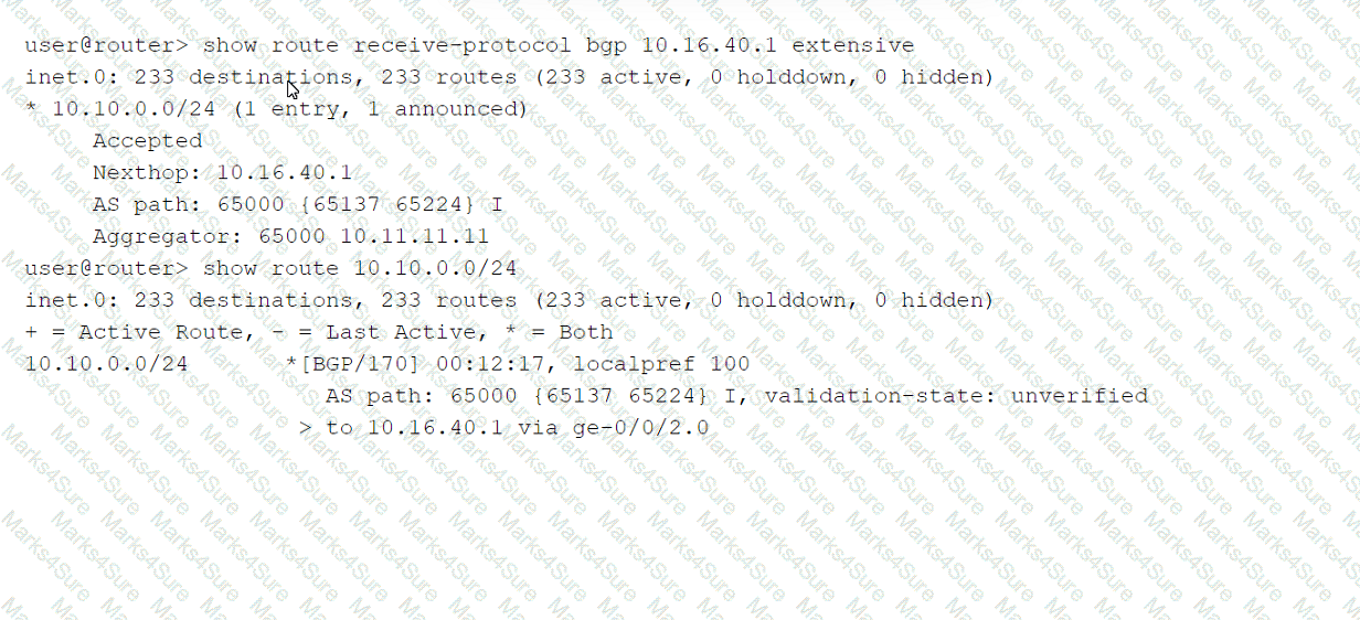 JN0-664 Question 18