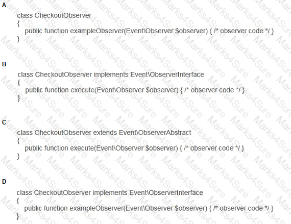 Magento-2-Certified-Associate-Developer Question 30