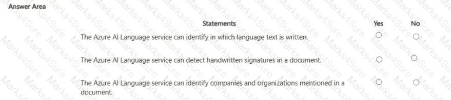 AI-900 Question 19