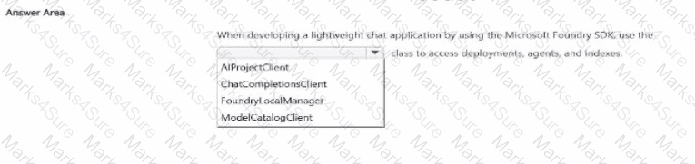 AI-901 Question 18