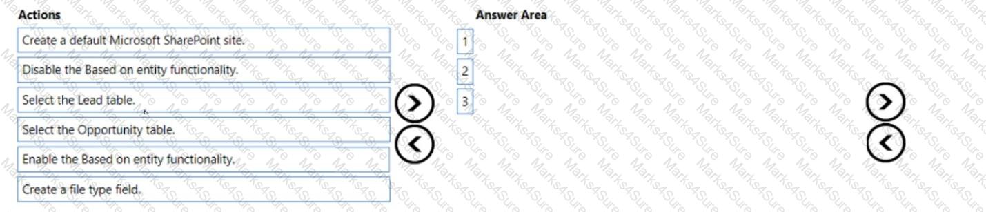 MB-210 Question 8