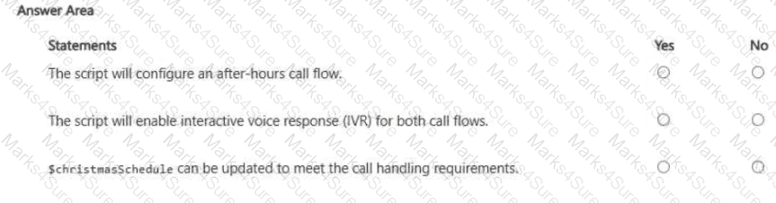 MS-700 Question 36