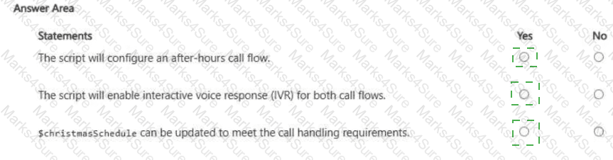 MS-700 Answer 36