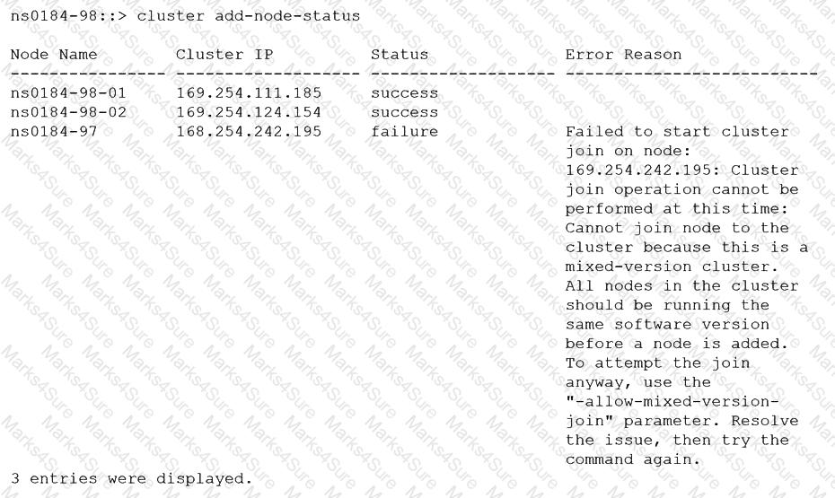 NS0-184 Question 3