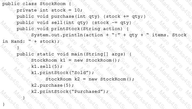 1z0-808 Question 1
