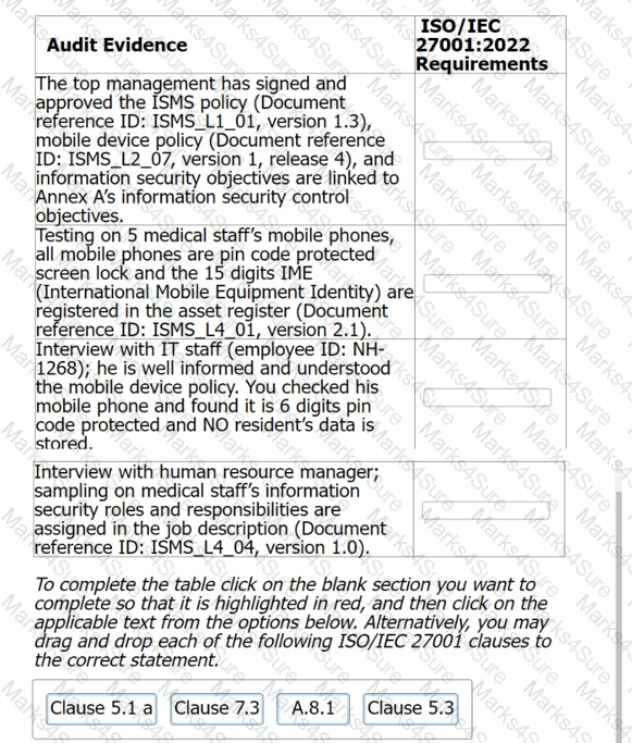 ISO-IEC-27001-Lead-Auditor Question 81