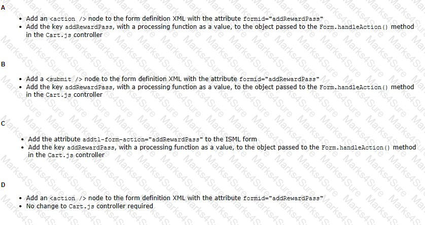B2C-Commerce-Developer Question 41