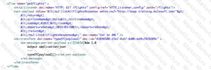 Salesforce-MuleSoft-Developer-I Question 45