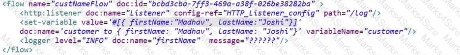 Salesforce-MuleSoft-Developer-I Question 64