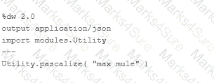 Salesforce-MuleSoft-Developer-I Question 43