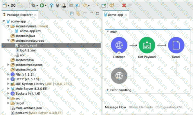 Salesforce-MuleSoft-Developer-I Question 39