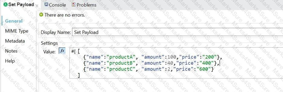 Salesforce-MuleSoft-Developer-I Question 69
