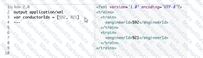 Salesforce-MuleSoft-Developer-I Question 34