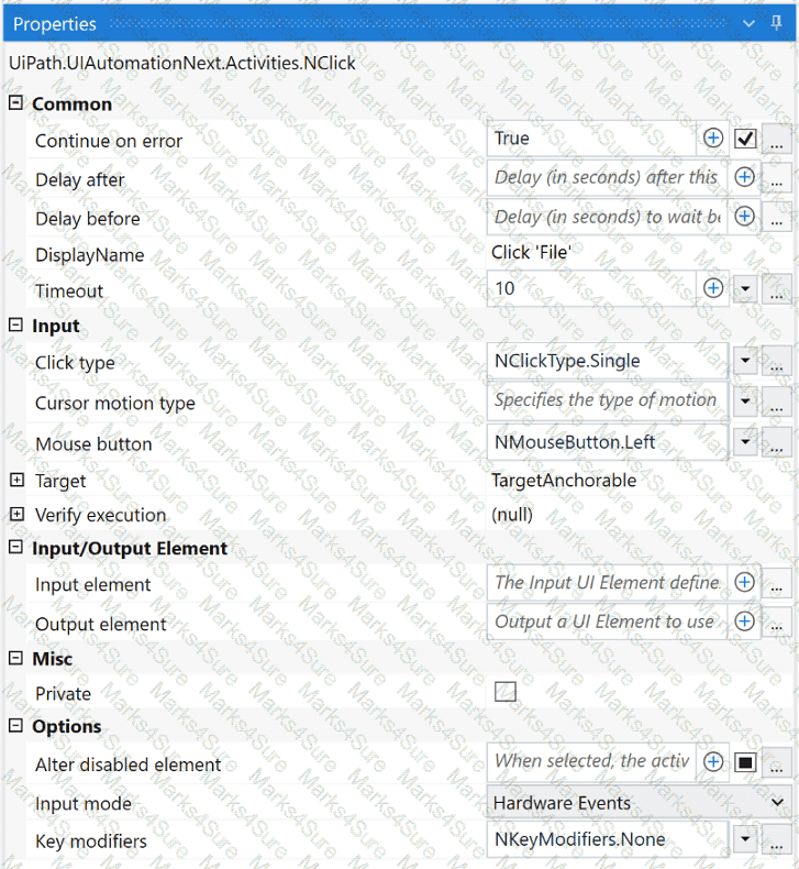 UiPath-ADAv1 Question 48