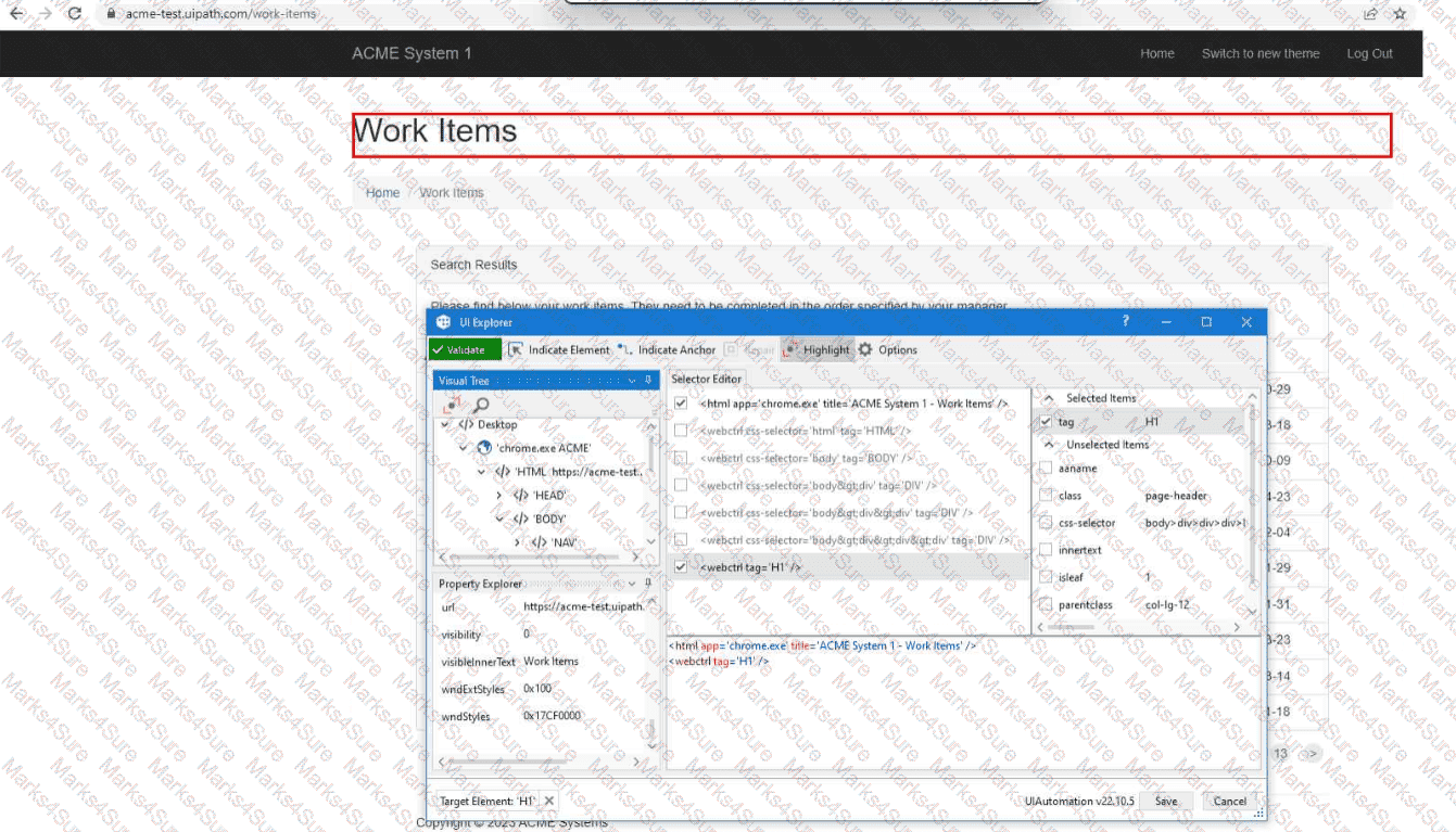 UiPath-ADPv1 Question 57
