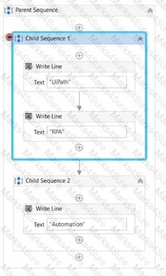UiPath-ADPv1 Question 16