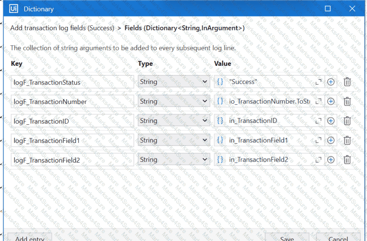 UiPath-ADPv1 Question 31