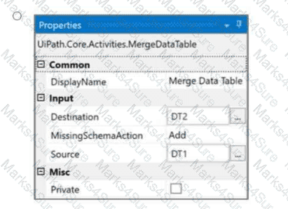 UiPath-ADPv1 Question 46