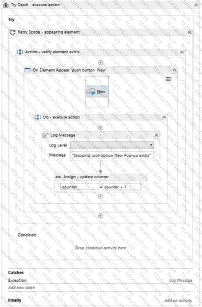 UiPath-ARDv1 Question 18