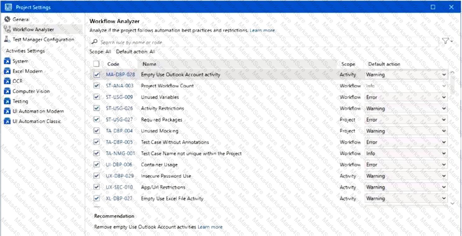 UiPath-TAEPv1 Question 26